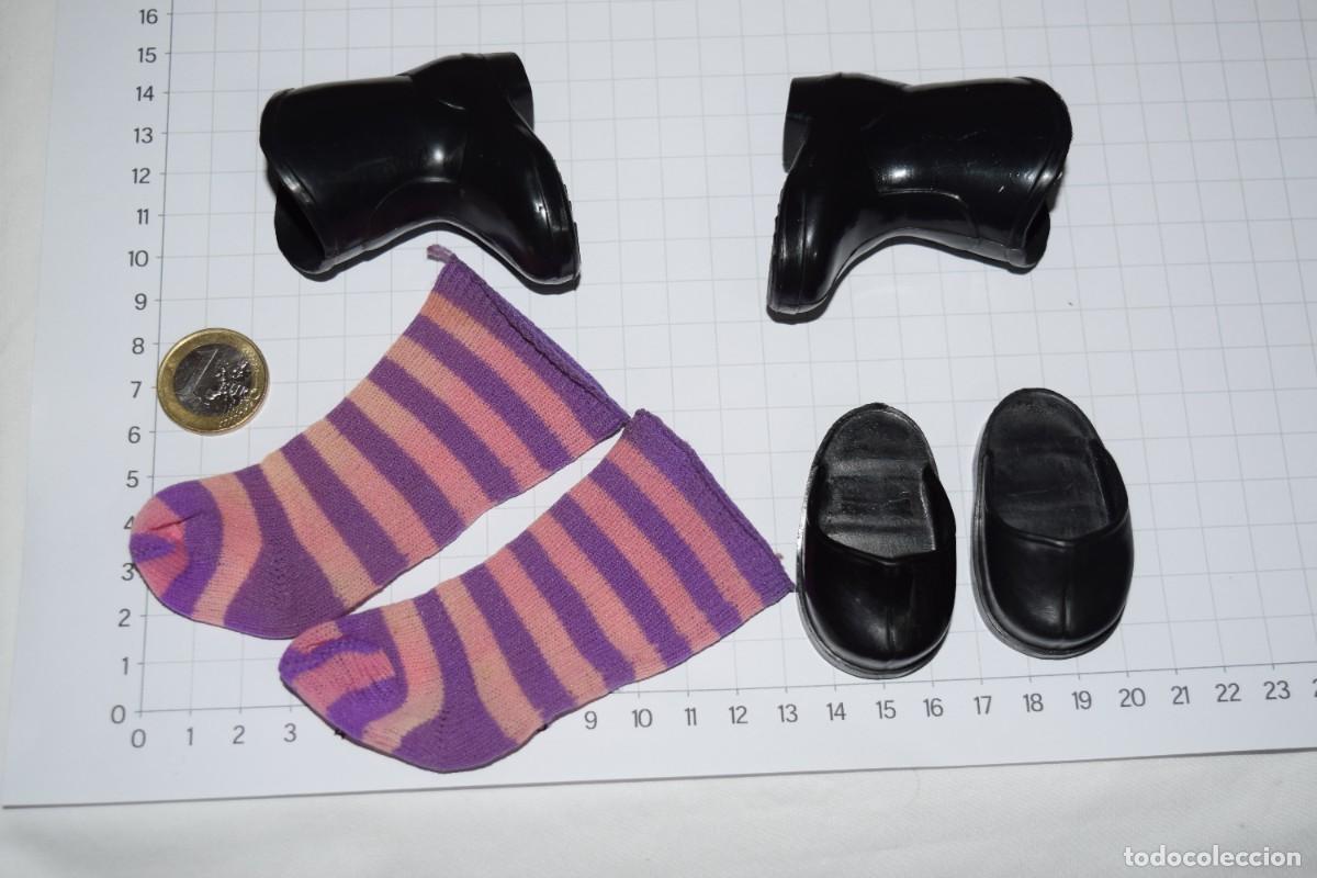 Mu&ntilde;ecas Nancy y Lucas: Lote ZUECOS, BOTAS y CALCETINES, a&ntilde;os 70 / Repuestos originales NANCY antigua &iexcl;Mira fotos/detalles!