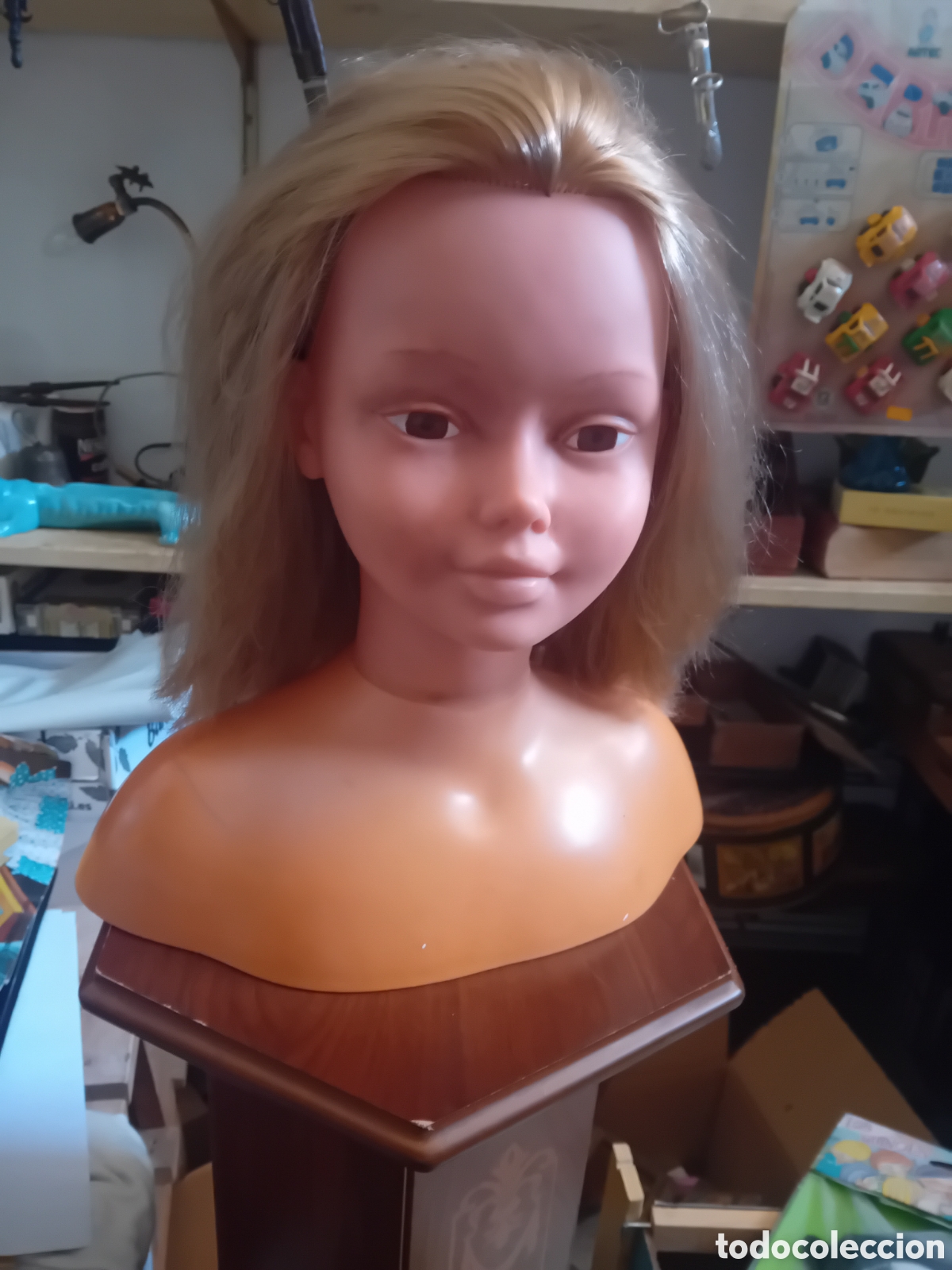 Mu&ntilde;ecas Nancy y Lucas: Busto Nancy Expositor . 35 cm