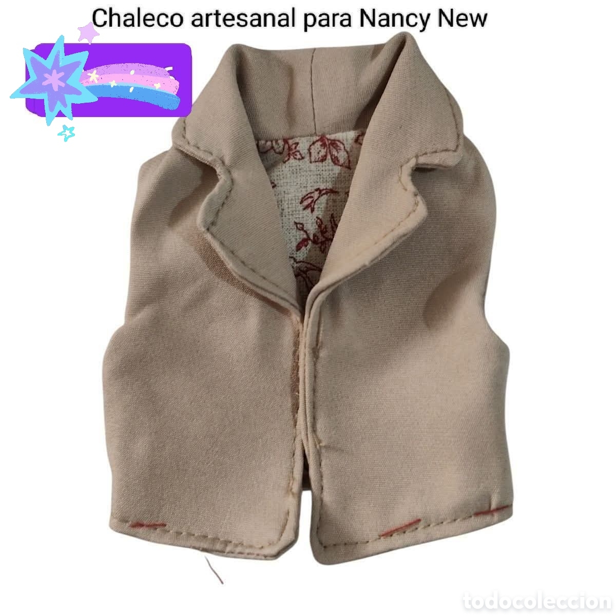 Mu&ntilde;ecas Nancy y Lucas: :::: AA48 - CHALECO ARTESANAL PARA NANCY
