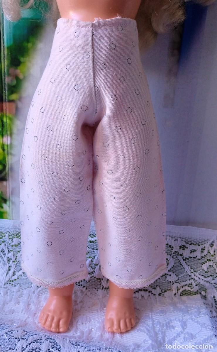 Mu&ntilde;ecas Nancy y Lucas: PANTALON PIJAMA TONO ROSA NANCY-A&Ntilde;OS 70