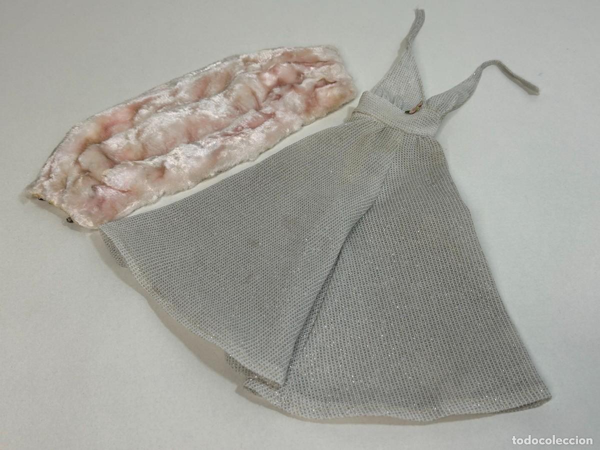 Mu&ntilde;ecas Nancy y Lucas: NANCY CONJUNTO LICEO CON ESTOLA EN ROSA A&Ntilde;OS 70 ORIGINAL