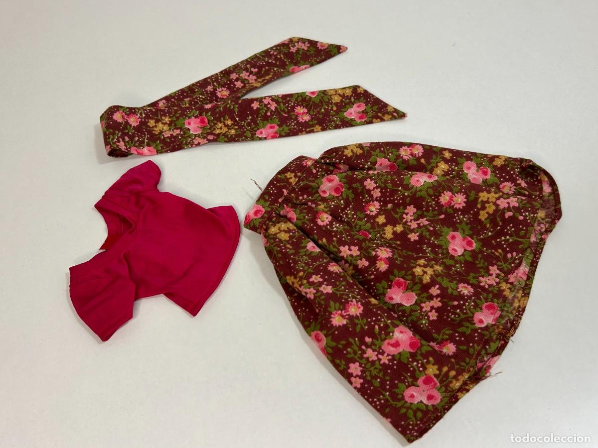 Mu&ntilde;ecas Nancy y Lucas: NANCY CONJUNTO FLORES A&Ntilde;OS 70 ORIGINAL
