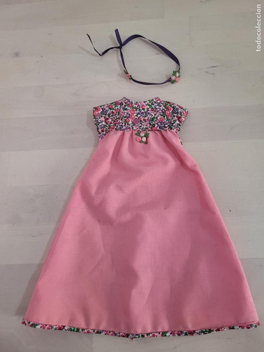 Mu&ntilde;ecas Nancy y Lucas: nancy conjunto primavera rosa original vestido y cinta