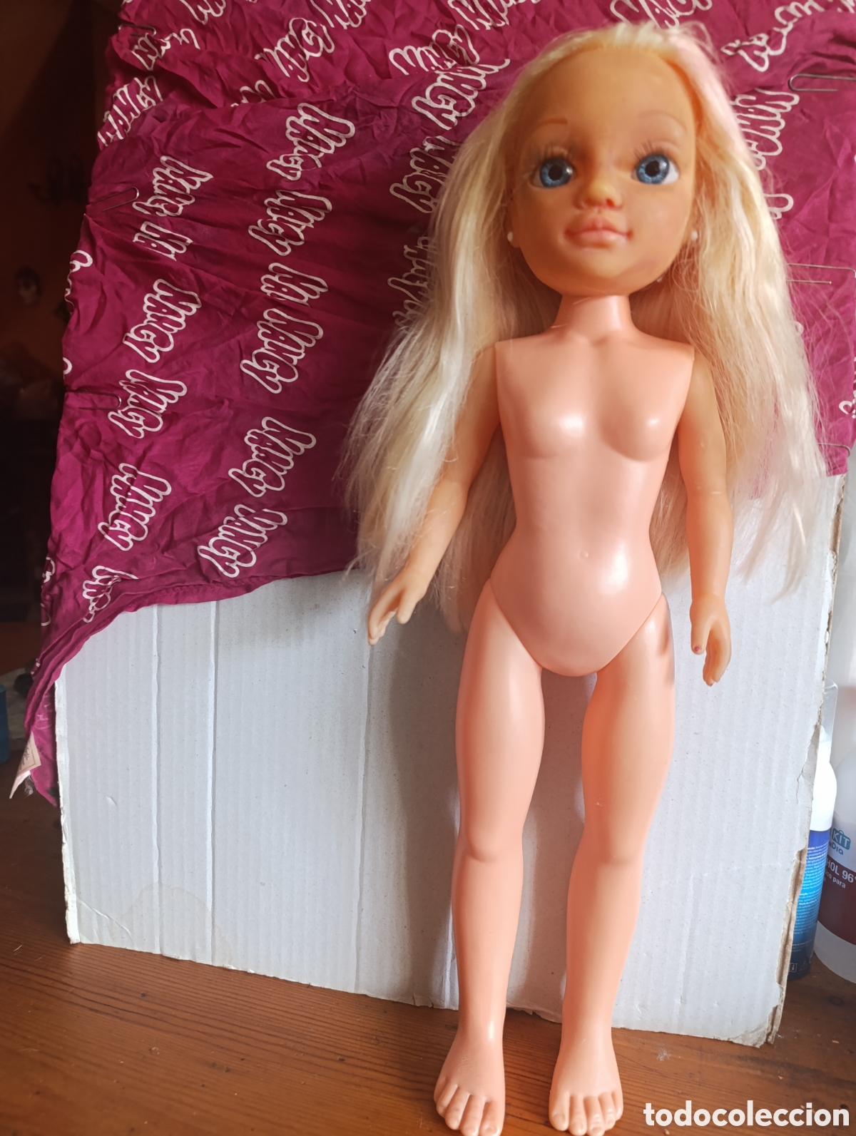 Mu&ntilde;ecas Nancy y Lucas: MU&Ntilde;ECA NANCY NEWS,PELO BICOLOR.