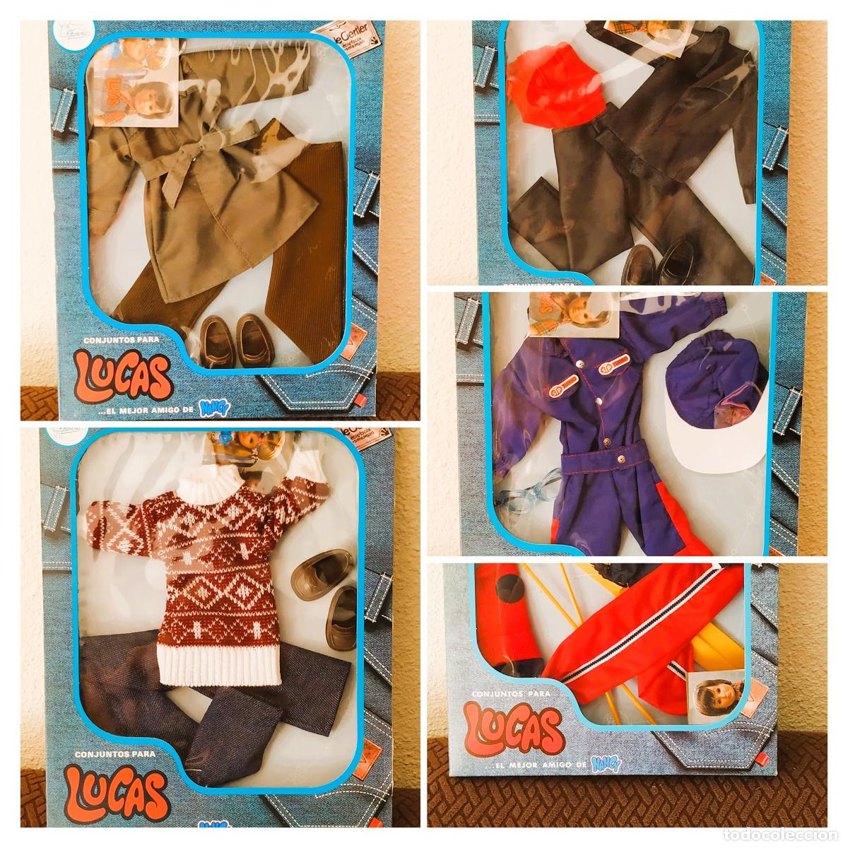 Mu&ntilde;ecas Nancy y Lucas: Lote x 2 Trajes para LUCAS A ELEGIR. Todos a ESTRENAR. (Nancy, Famosa, a&ntilde;os 70)
