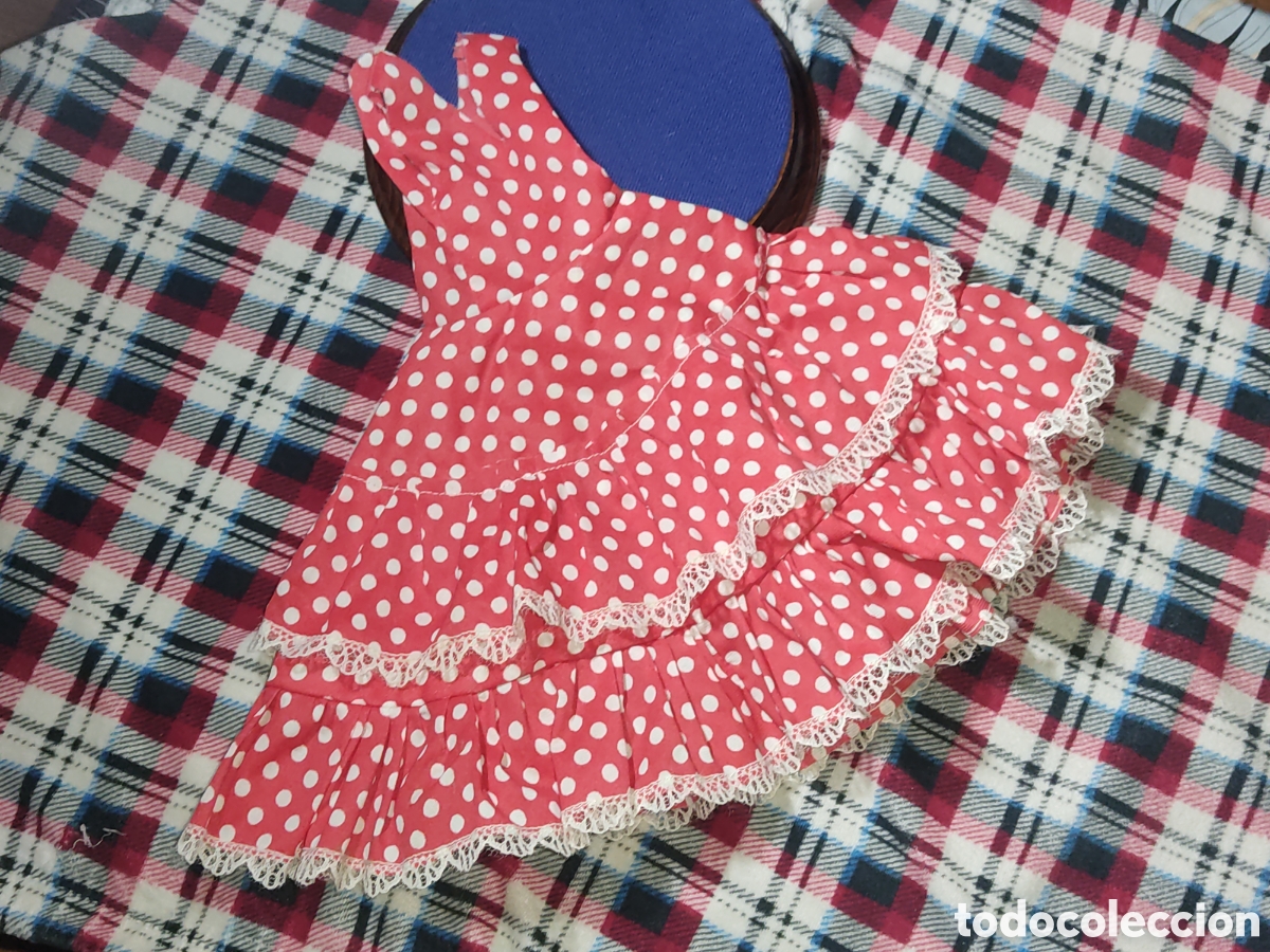 Mu&ntilde;ecas Nancy y Lucas: Vestido de Gitana,Sevillana,flamenca,para mu&ntilde;ecas Nancy y similares.
