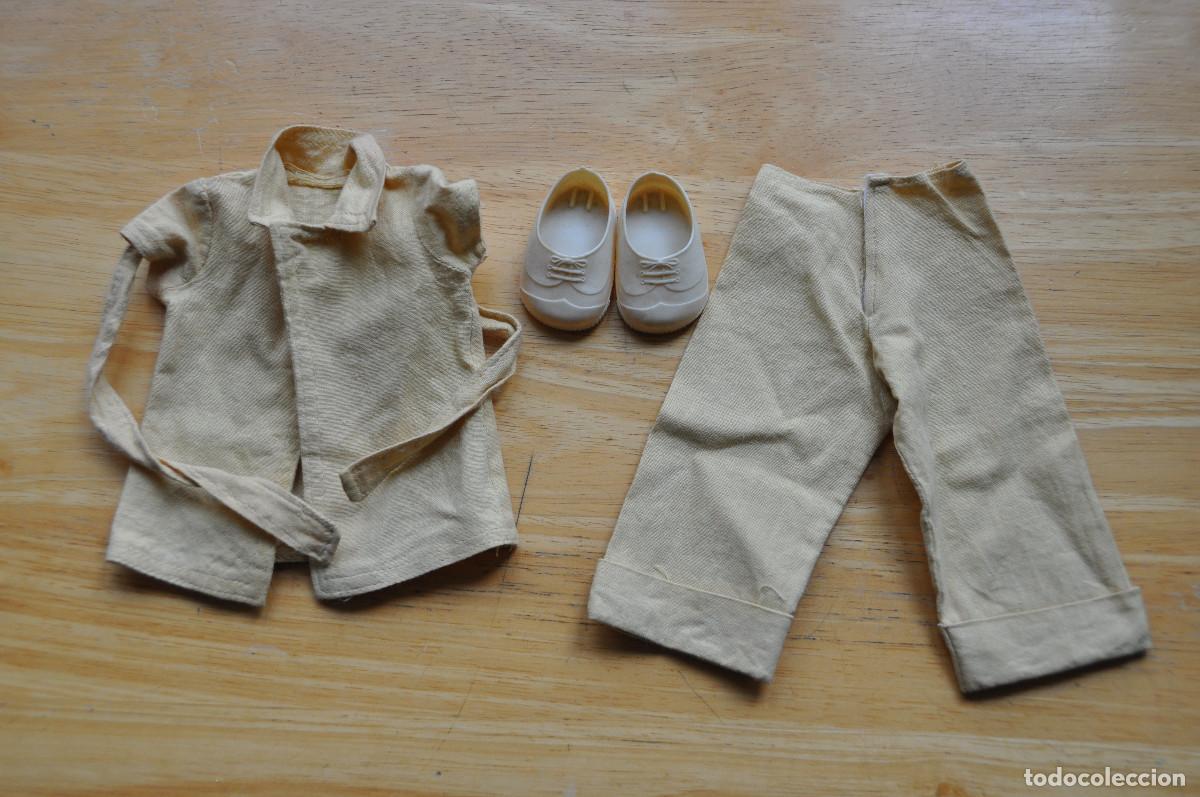 Mu&ntilde;ecas Nancy y Lucas: CONJUNTO CAMISA CON CINTO, PANTAL&Oacute;N, Y ZAPATOS PARA MU&Ntilde;ECA NANCY