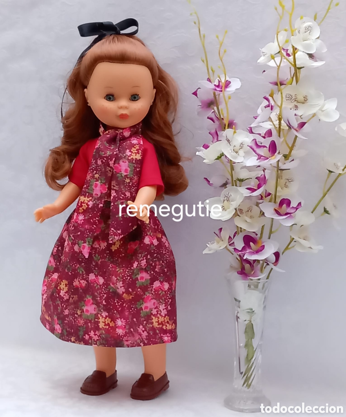 Mu&ntilde;ecas Nancy y Lucas: Como flores de Nancy, confeccionado - Foto 2