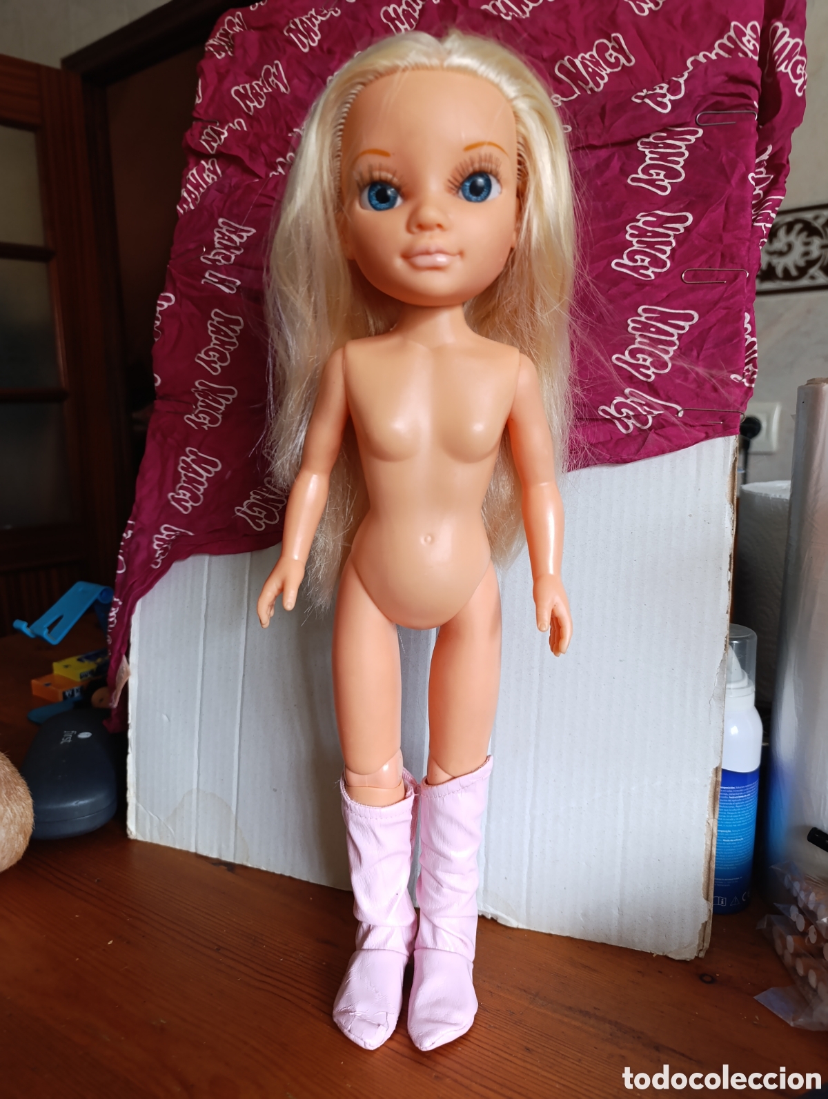 Mu&ntilde;ecas Nancy y Lucas: MU&Ntilde;ECA / NANCY NEWS / ARTICULADA / PELO BICOLOR