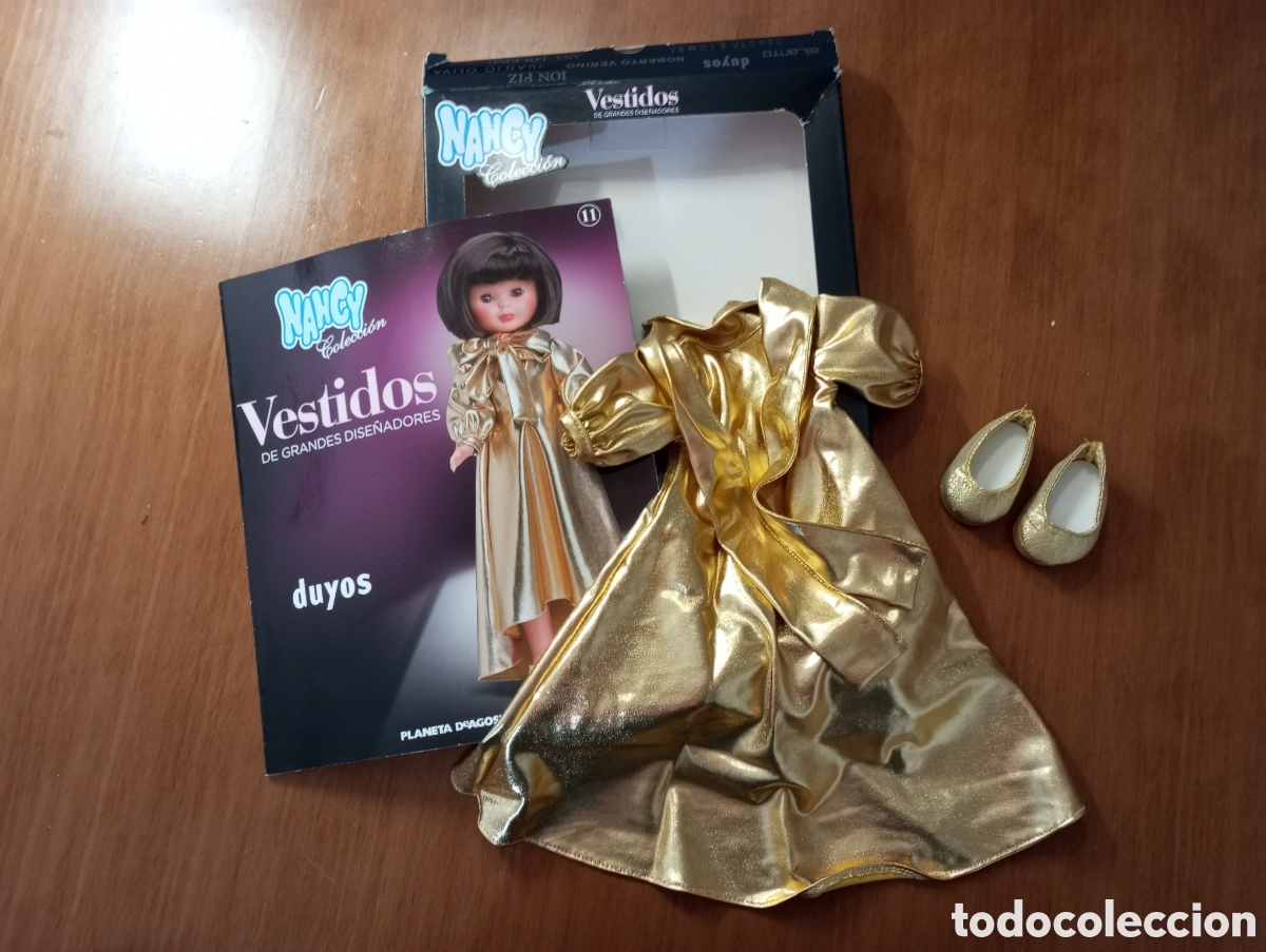 Mu&ntilde;ecas Nancy y Lucas: Nancy Vestido dise&ntilde;ador DUYOS