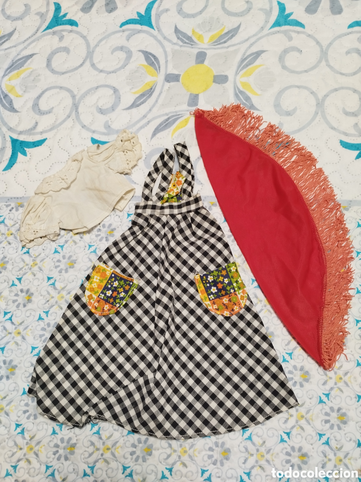 Mu&ntilde;ecas Nancy y Lucas: Nancy conjunto vintage