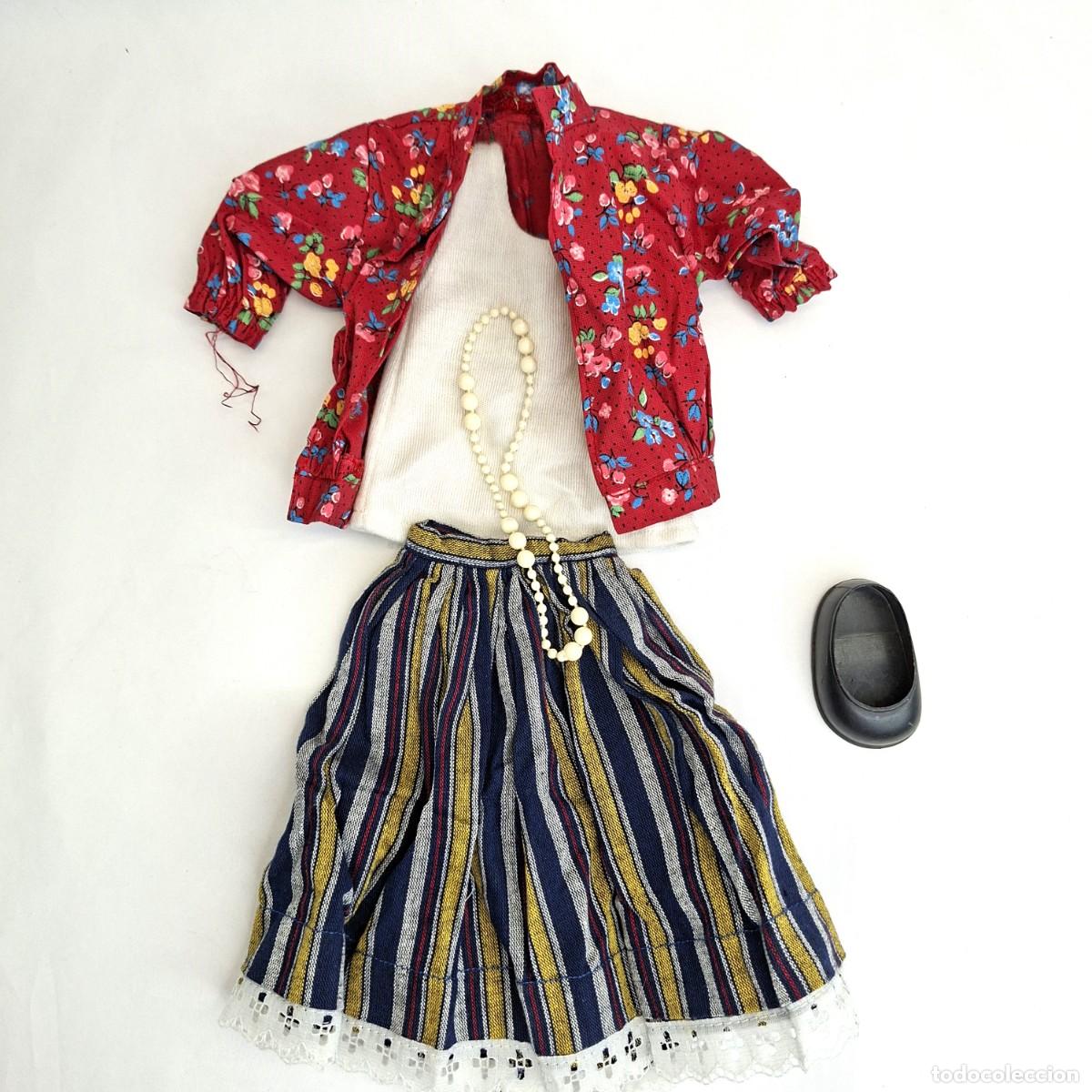 Mu&ntilde;ecas Nancy y Lucas: CONJUNTO MU&Ntilde;ECA NANCY DE FAMOSA DEL CAT&Aacute;LOGO 86 - 87, REF 80024 B. LE FALTA UN ZAPATO.