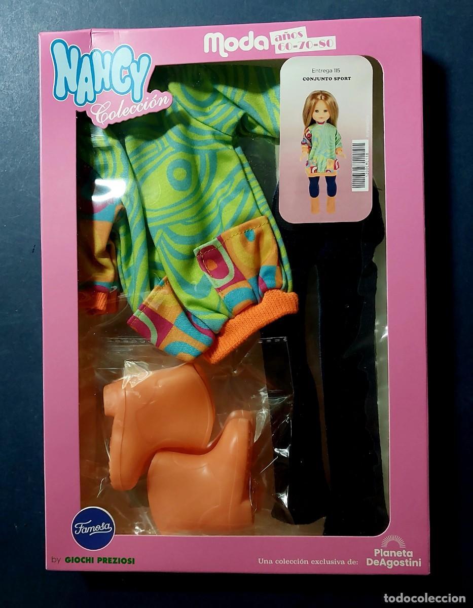 Mu&ntilde;ecas Nancy y Lucas: Conjunto Sport Nancy Original en Caja con Fasc&iacute;culo n&ordm; 115 Incluido