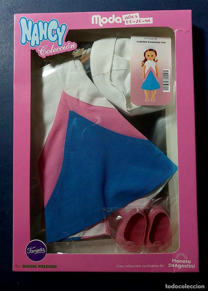 Mu&ntilde;ecas Nancy y Lucas: Conjunto Marinero Pop Nancy Original en Caja con Fasc&iacute;culo n&ordm; 116 Incluido