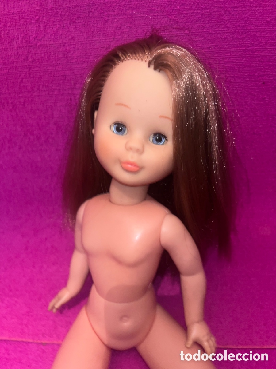 Mu&ntilde;ecas Nancy y Lucas: Mu&ntilde;eca antigua Nancy pelirroja 80s articulada