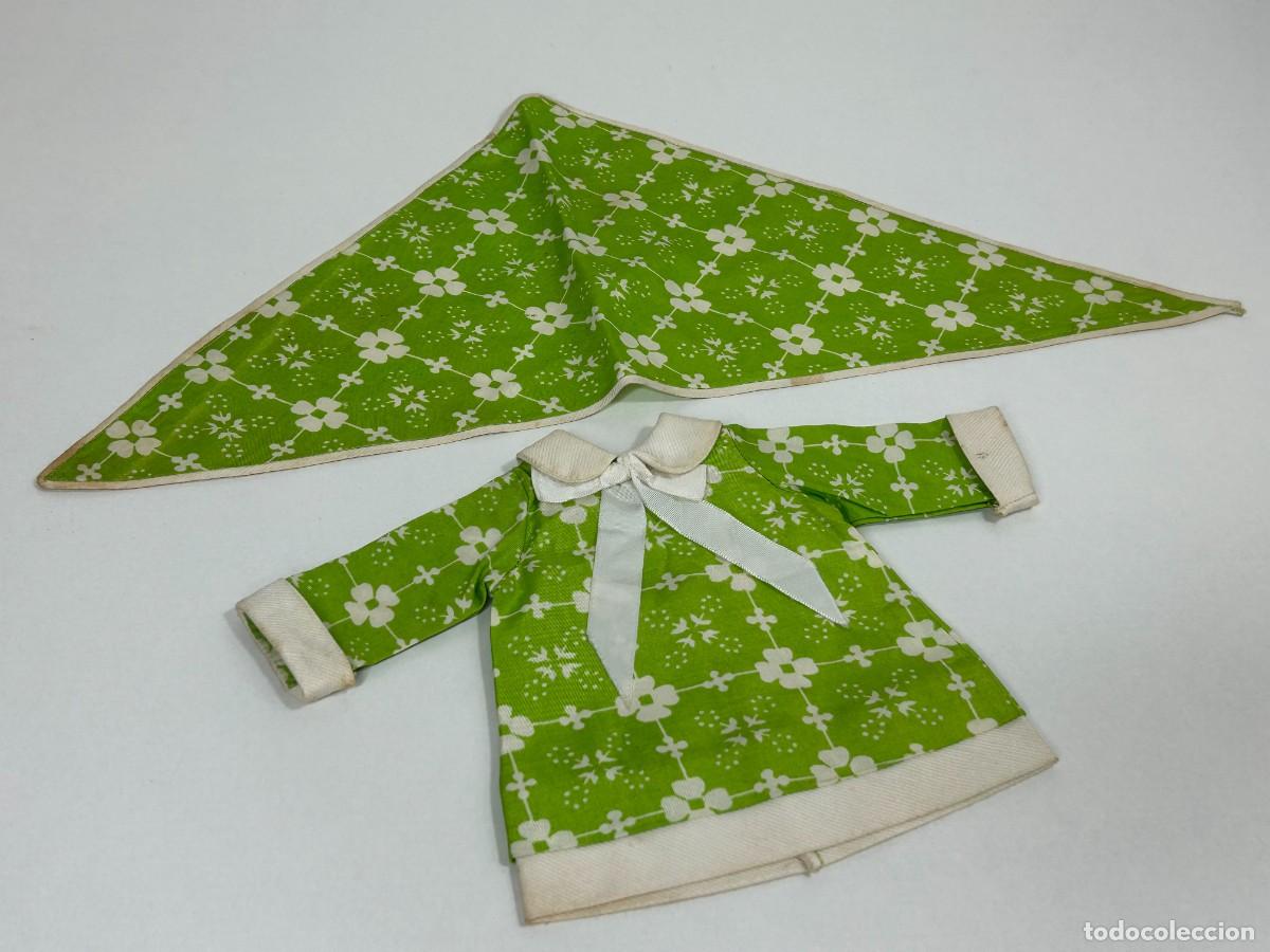 Mu&ntilde;ecas Nancy y Lucas: NANCY DIF&Iacute;CIL CONJUNTO PRIMAVERA VERDE ORIGINAL A&Ntilde;OS 70