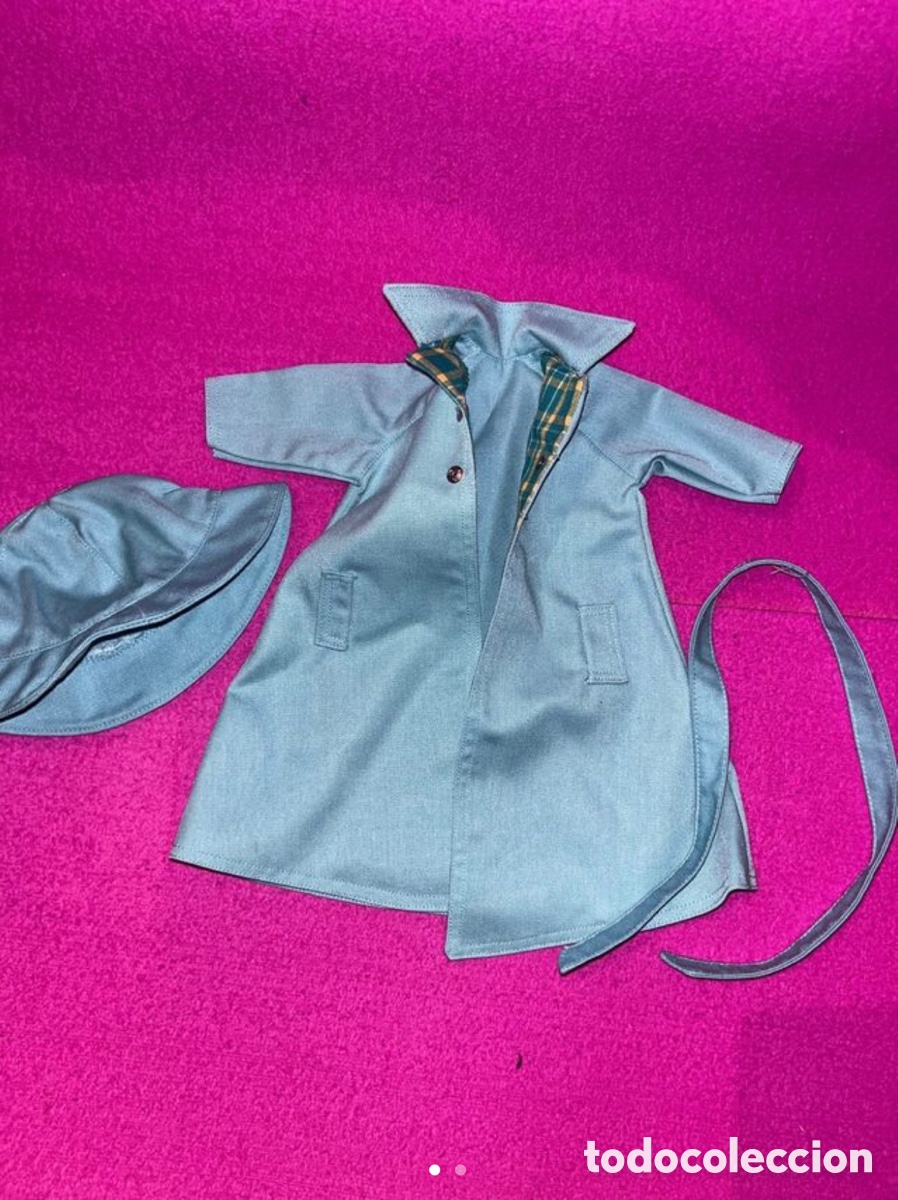Mu&ntilde;ecas Nancy y Lucas: Conjunto Gabardina Mu&ntilde;eca Nancy Antigua Vintage