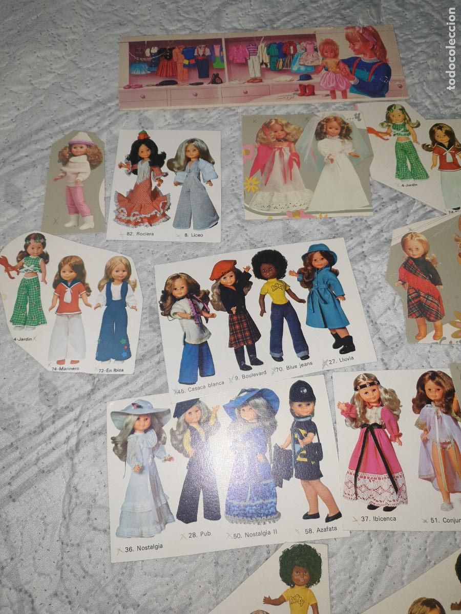 Mu&ntilde;ecas Nancy y Lucas: CARTONES PARTE TRASERA DE CAJAS DE NANCY - Foto 2