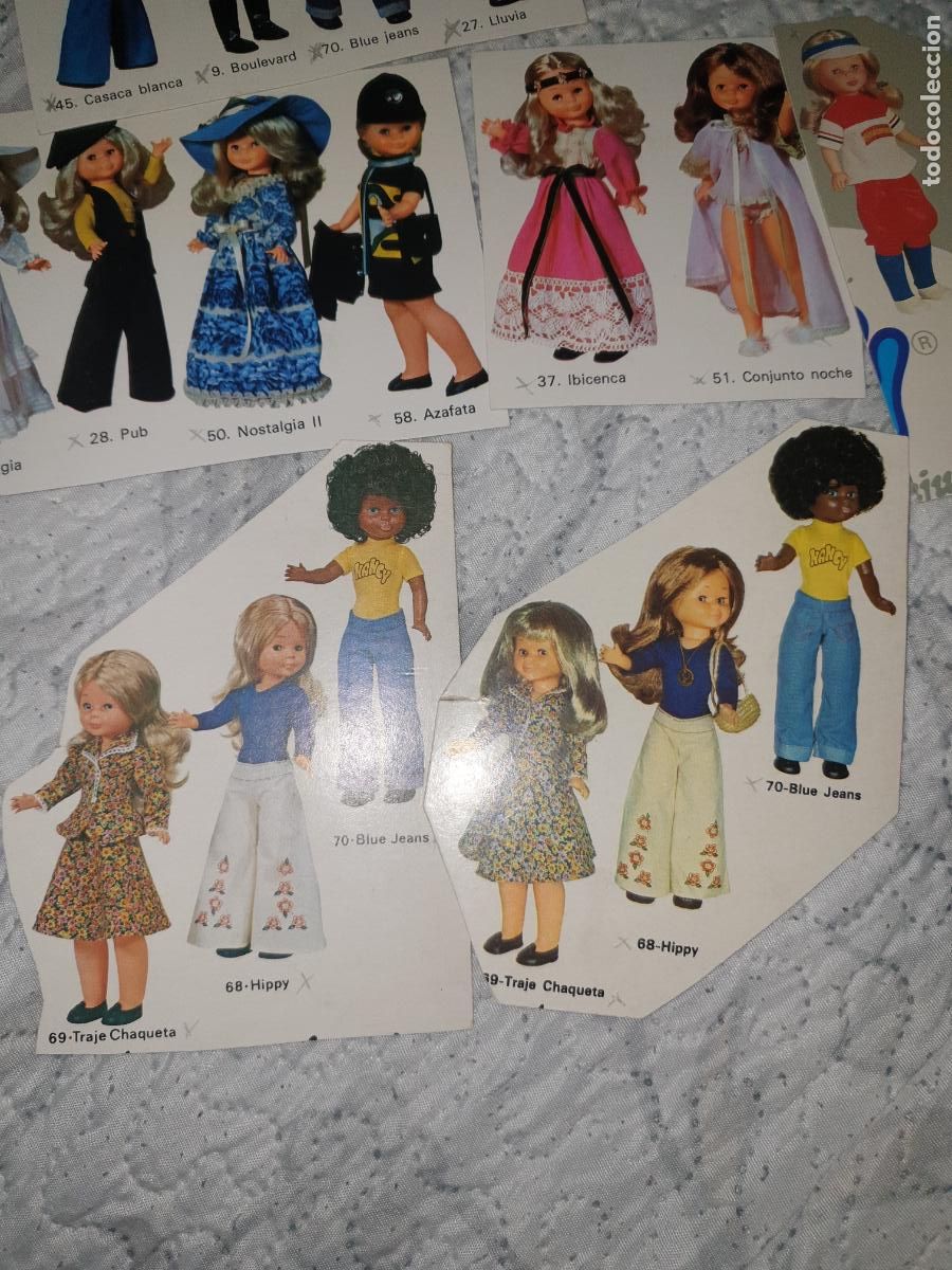 Mu&ntilde;ecas Nancy y Lucas: CARTONES PARTE TRASERA DE CAJAS DE NANCY - Foto 3