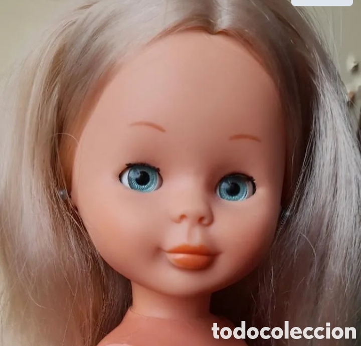Mu&ntilde;ecas Nancy y Lucas: Nancy preciosa ojos azules turquesa