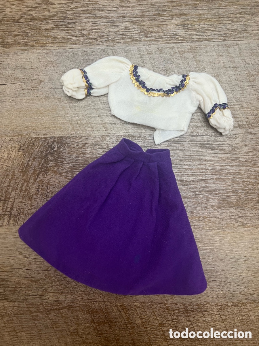 Mu&ntilde;ecas Nancy y Lucas: Conjunto fantas&iacute;a nancy original morado