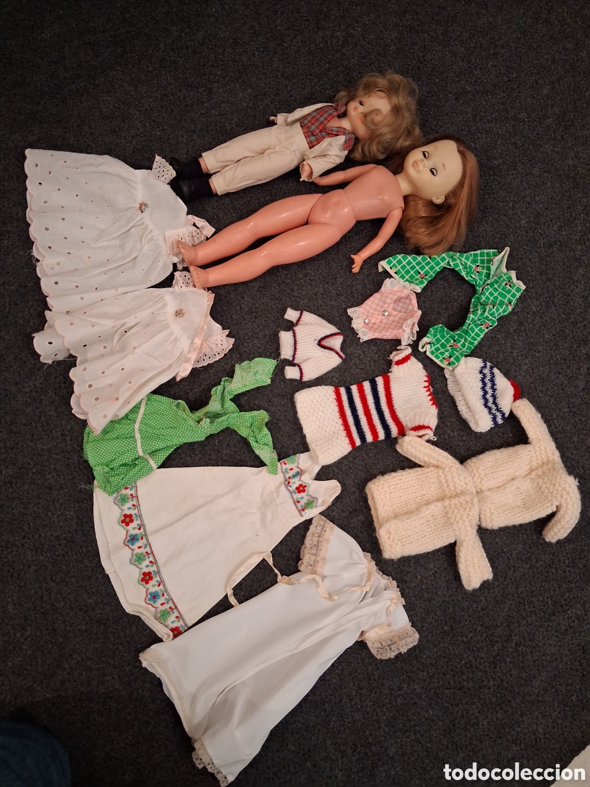 Mu&ntilde;ecas Nancy y Lucas: Lote de mu&ntilde;ecas Nancy y lesly