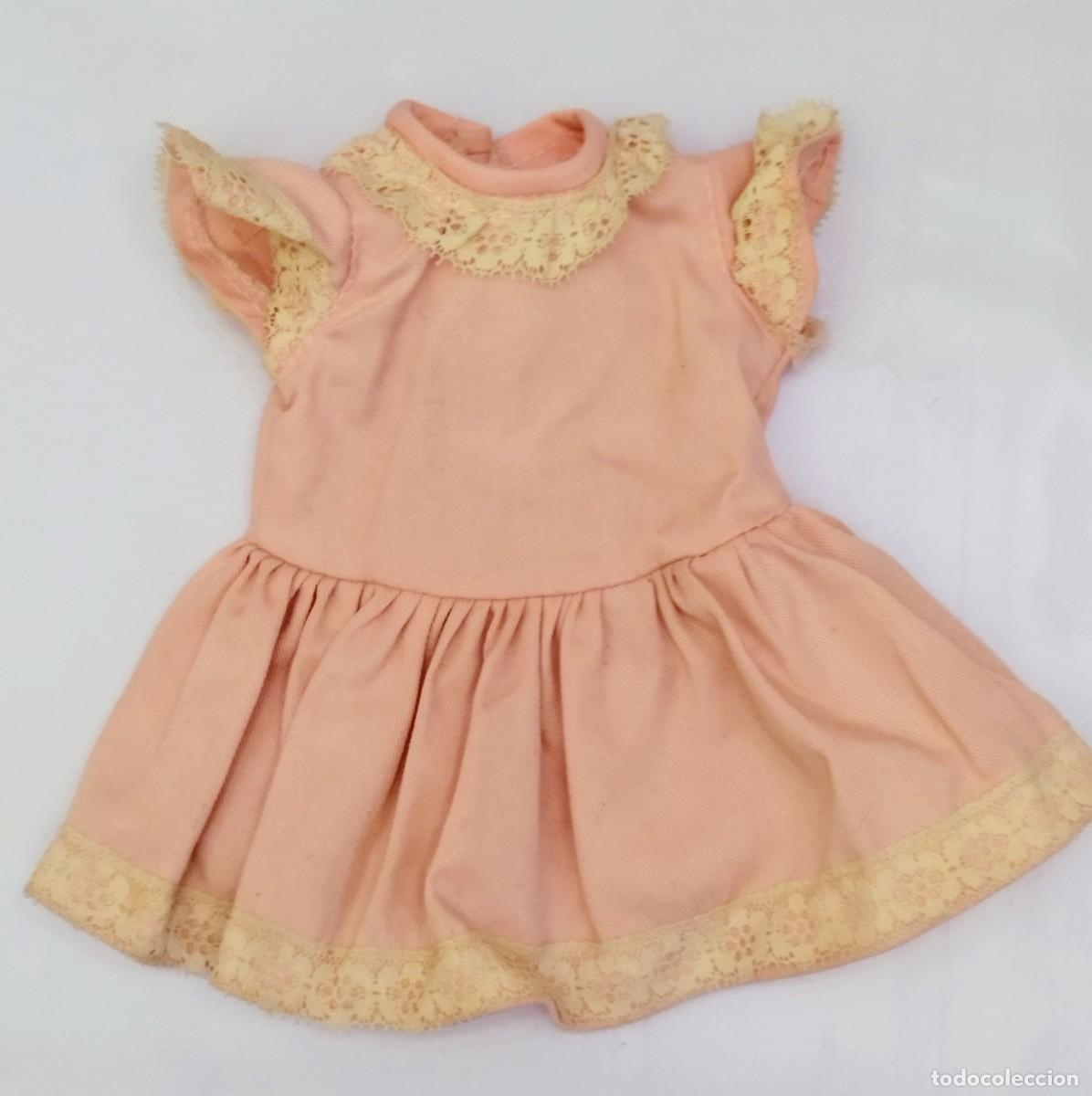 Bonecas Nancy e Lucas: Vestido rosa. Famosa 36. Mu&ntilde;eca Nancy. Original. A&ntilde;os 70.
