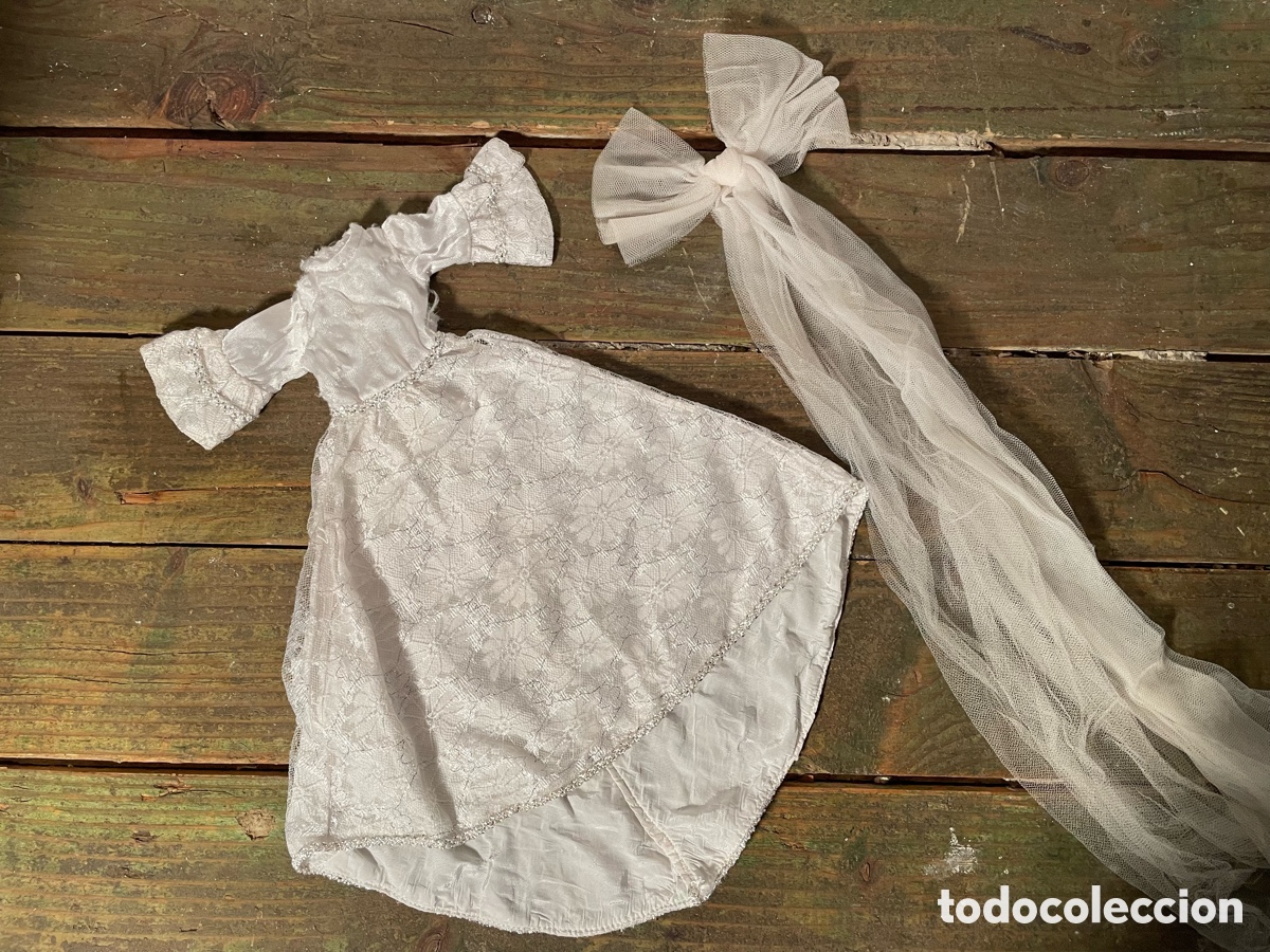 Mu&ntilde;ecas Nancy y Lucas: VESTIDO NOVIA CON VELO NANCY. ORIGINAL