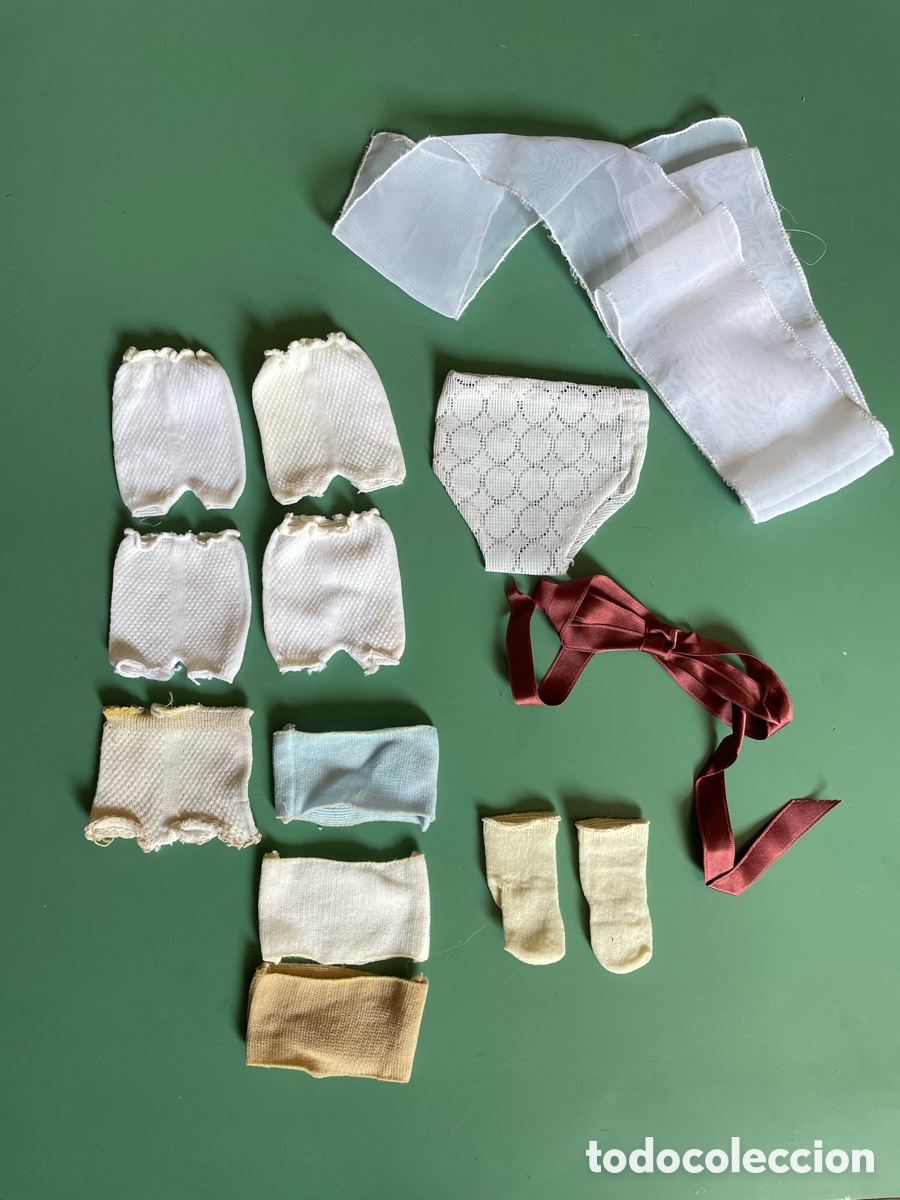 Mu&ntilde;ecas Nancy y Lucas: LOTE BRAGAS, CALCETINES y LAZOS. ORIGINAL. NANCY, LESLY, MU&Ntilde;ECA