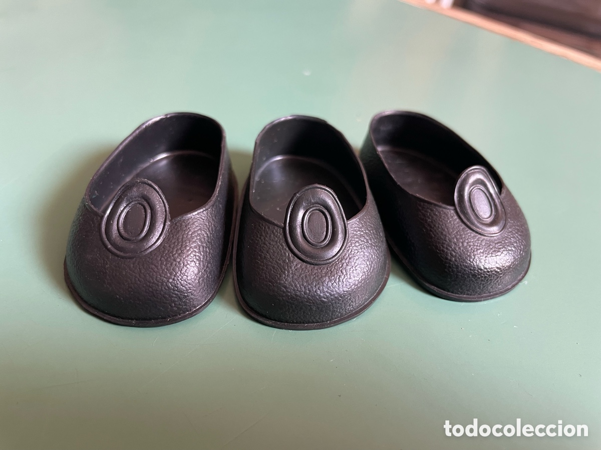 Mu&ntilde;ecas Nancy y Lucas: 3 ZAPATOS BOT&Oacute;N PARA NANCY DE FAMOSA EN NEGRO. ORIGINAL