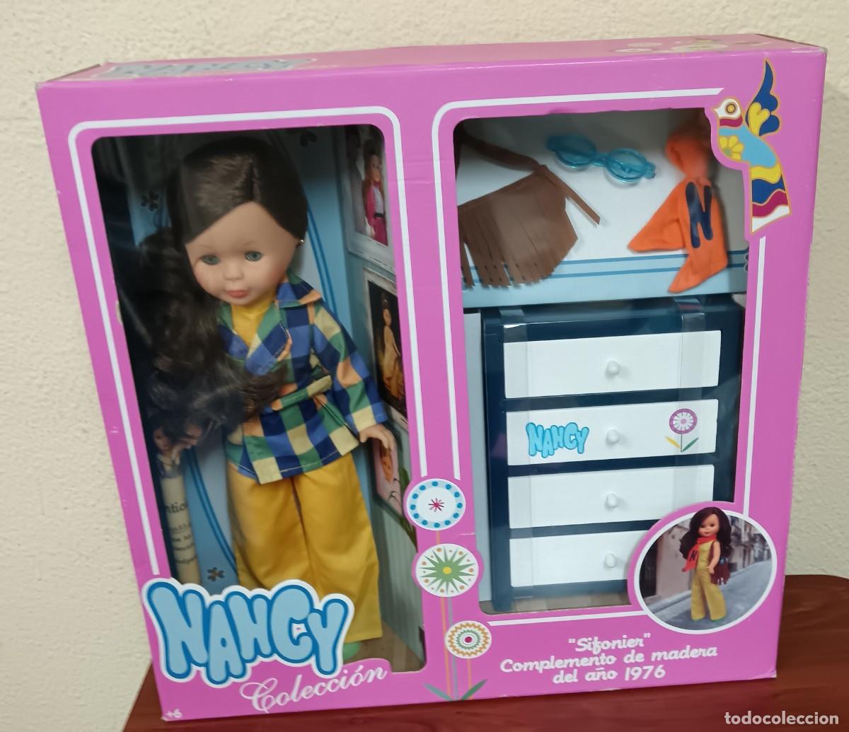 Mu&ntilde;ecas Nancy y Lucas: NANCY SIFONIER COMPLEMENTOS DE MADERA DEL A&Ntilde;O 1976 REEDICI&Oacute;N NUNCA SACADA DE LA CAJA - Foto 1