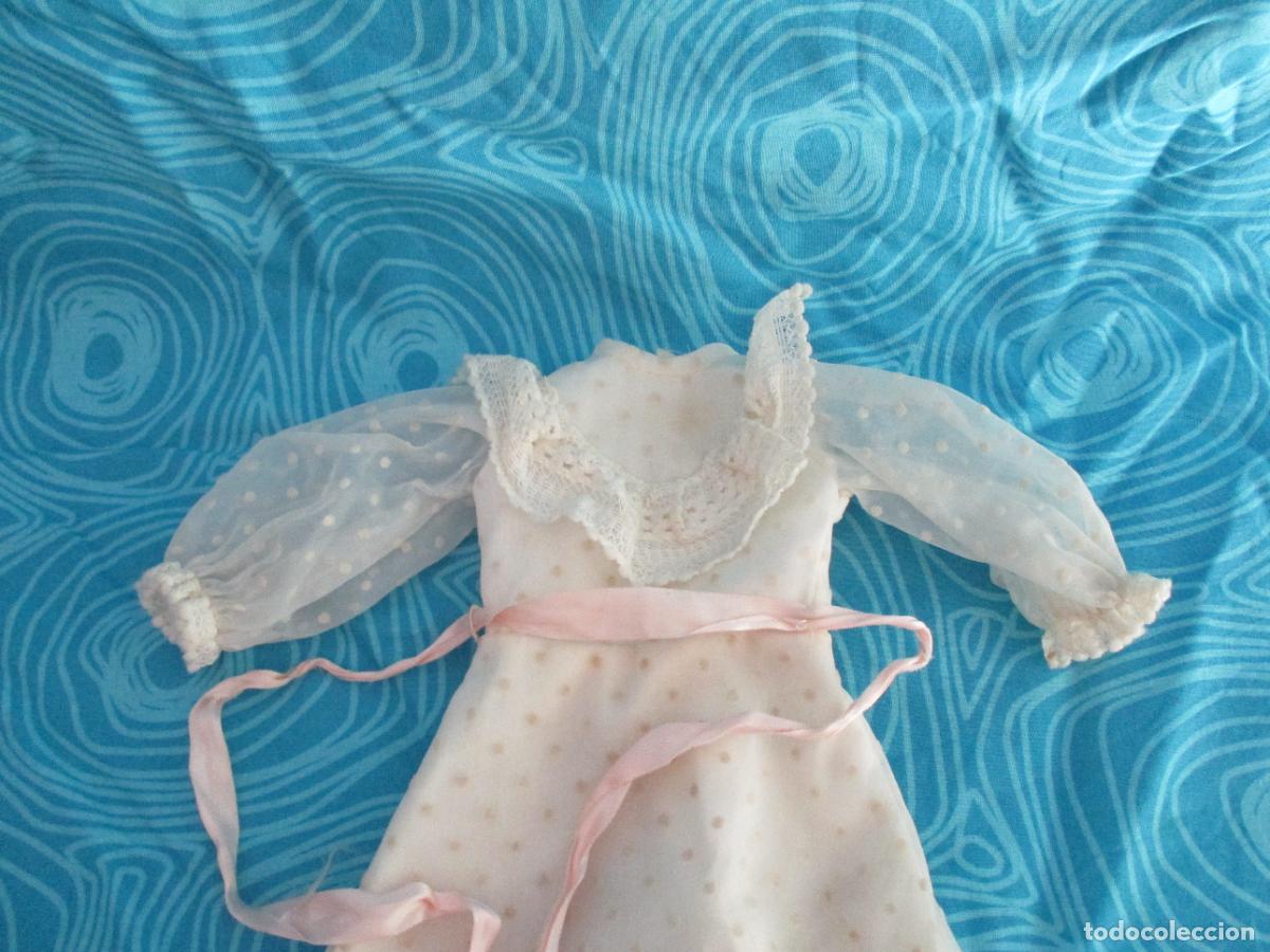 Mu&ntilde;ecas Nancy y Lucas: ANTIGUO VESTIDO NOSTALGIA NANCY, CON LAZO ORIGINAL