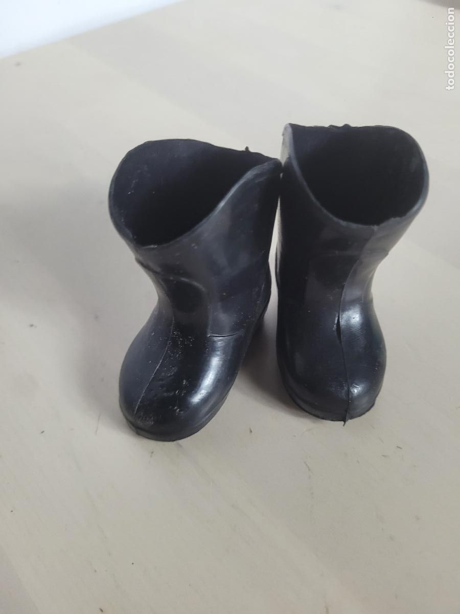 Mu&ntilde;ecas Nancy y Lucas: Botas Nancy Negras Originales A&ntilde;os 80