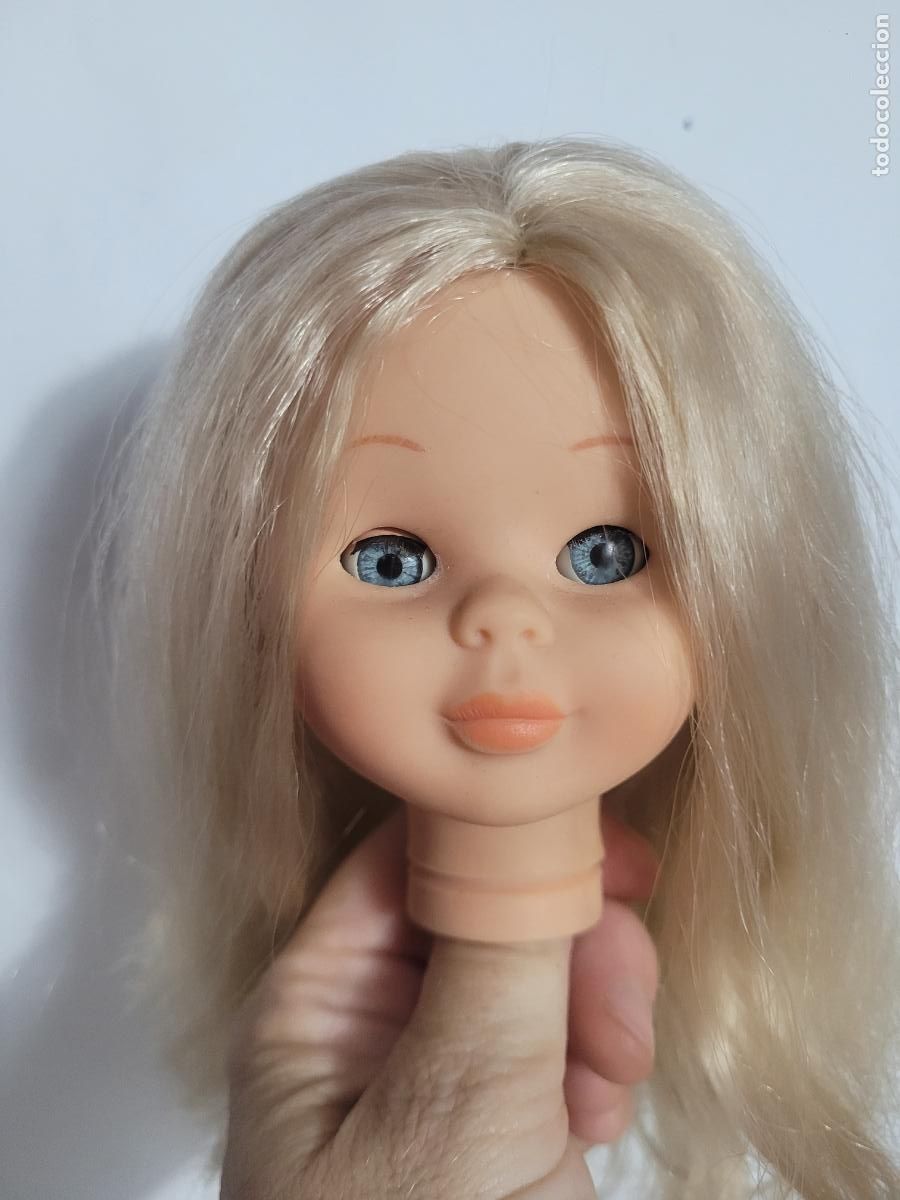 Mu&ntilde;ecas Nancy y Lucas: cabeza nancy rubia a&ntilde;os 80