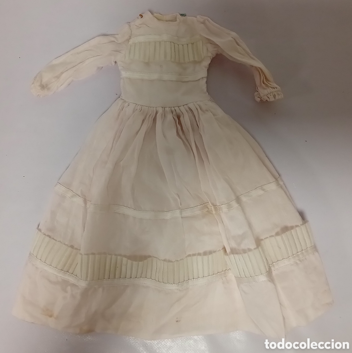 Mu&ntilde;ecas Nancy y Lucas: Vestido Mu&ntilde;eca Nancy Comuni&oacute;n Famosa A&ntilde;o 1975 Espa&ntilde;a