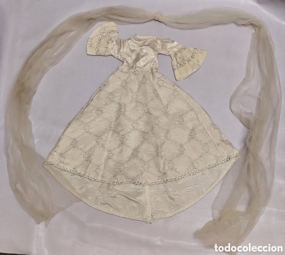 Mu&ntilde;ecas Nancy y Lucas: Vestido de novia Mu&ntilde;eca Nancy de famosa cat&aacute;logo 1971 N&deg;30