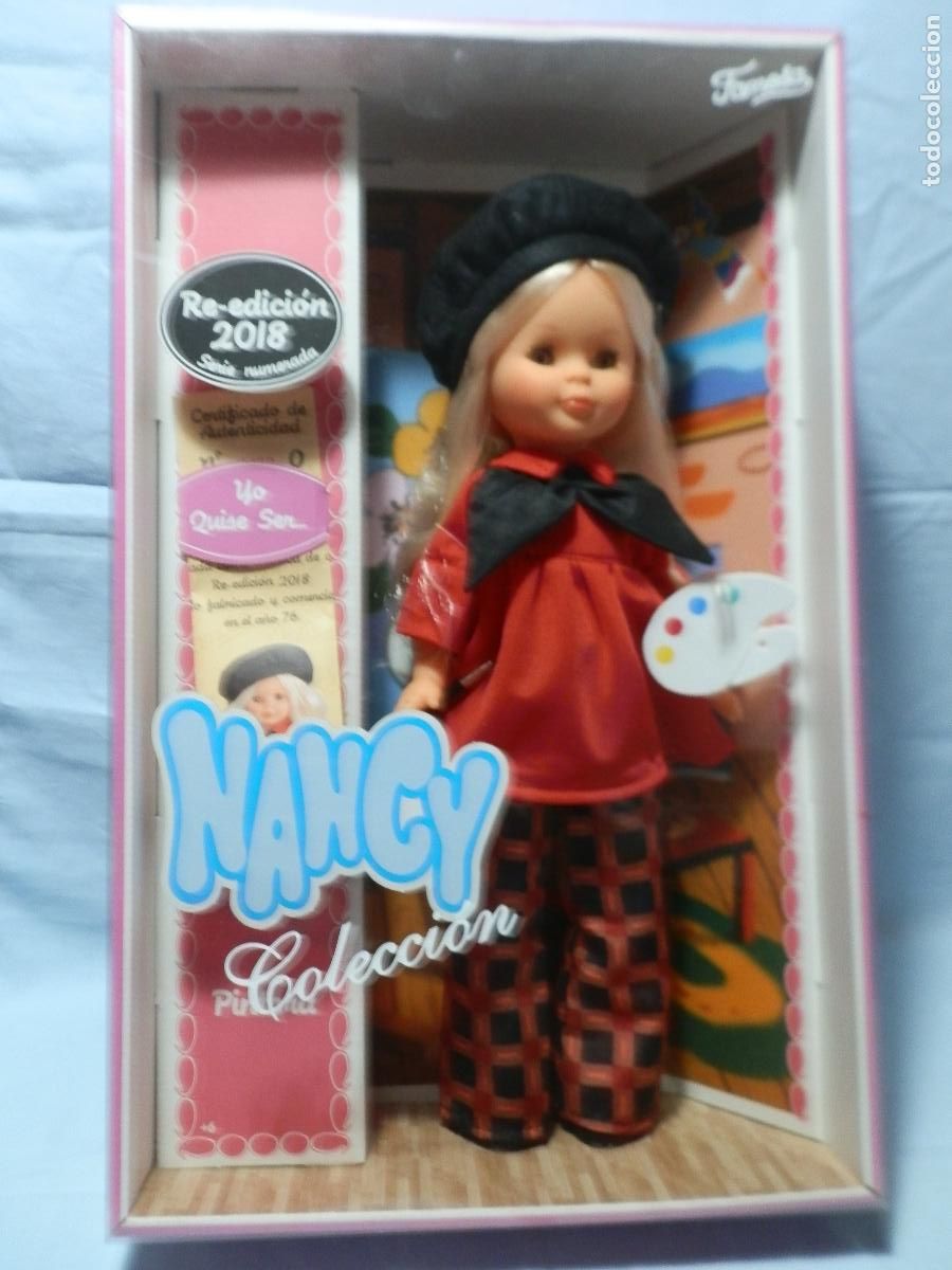 Poup&eacute;es Nancy et Lucas: NANCY COLECCION PINTORA REEDICION 2018
