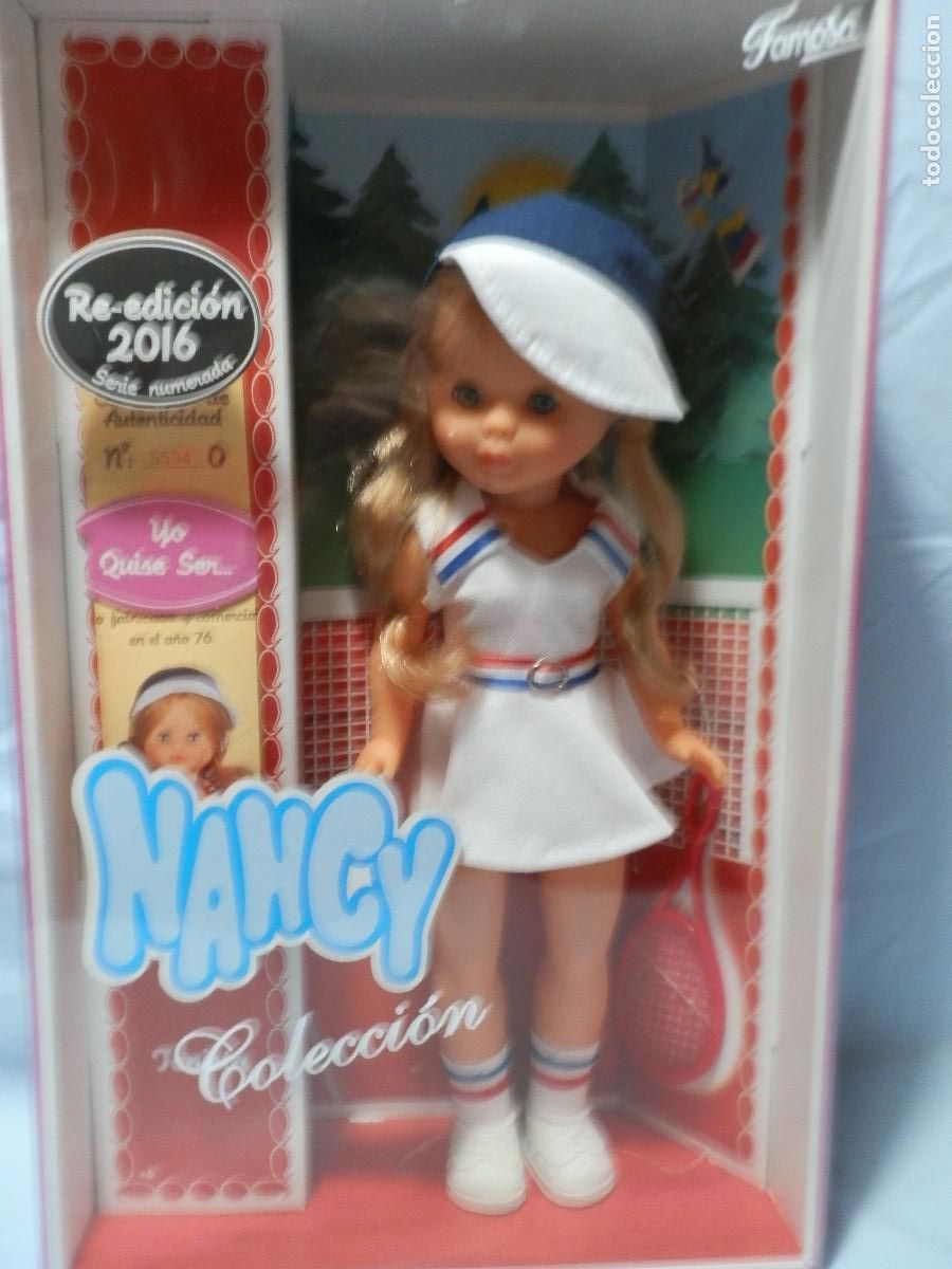 Bonecas Nancy e Lucas: NANCY COLECCION YO QUISE SER TENISTA REEDICION 2016