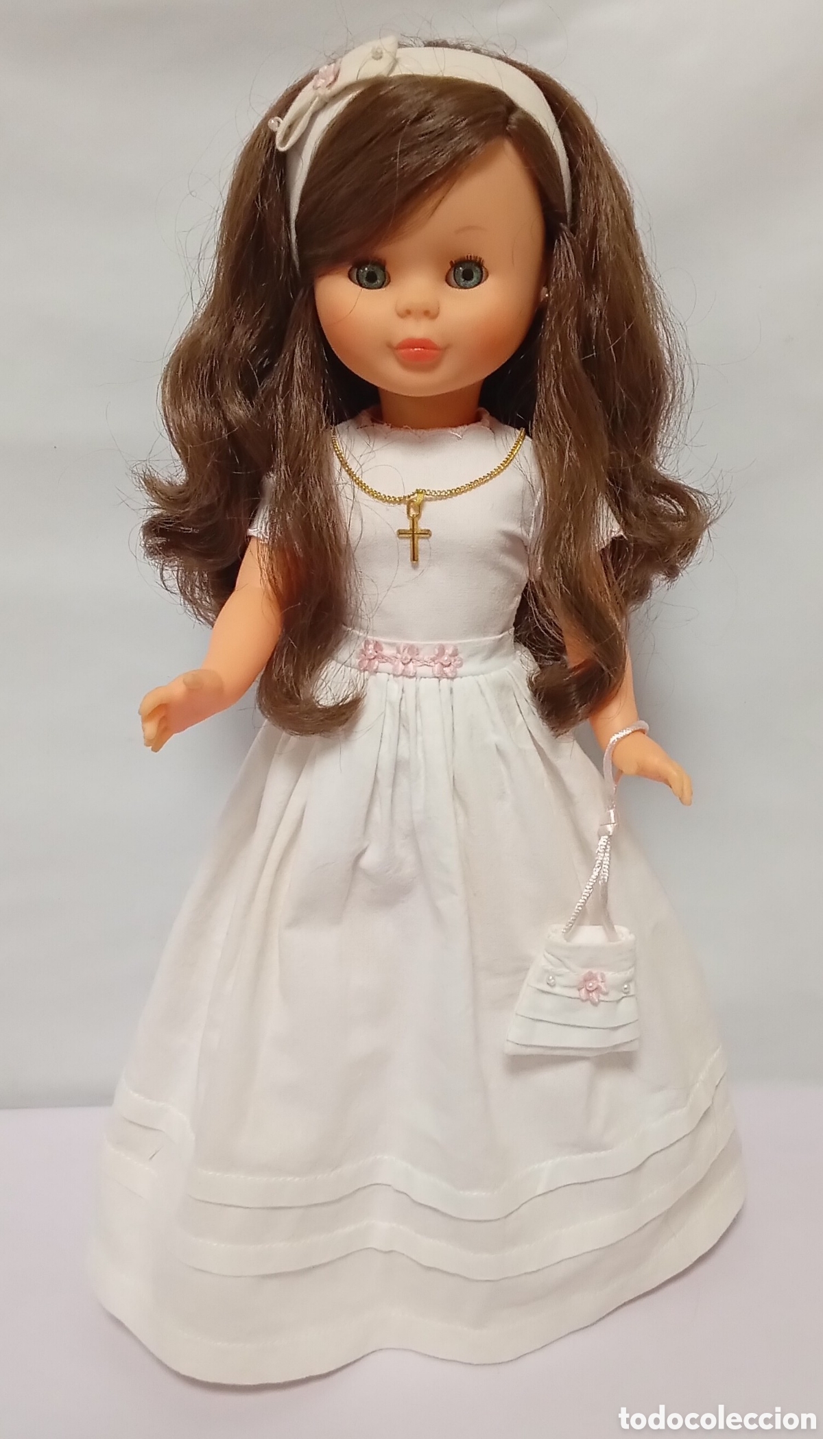 Nancy and Lucas Dolls: Mu&ntilde;eca Nancy Comuni&oacute;n Famosa Espa&ntilde;a