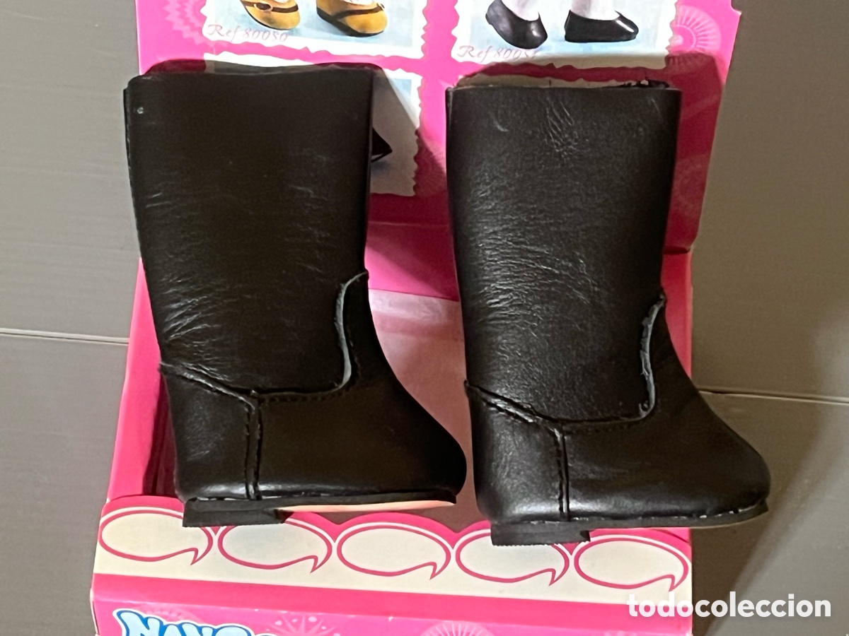 Mu&ntilde;ecas Nancy y Lucas: BOTAS EN PIEL NEGRA PARA NANCY - Foto 4