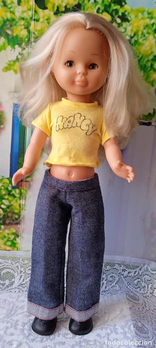 Mu&ntilde;ecas Nancy y Lucas: CONJUNTO BLUE JEANS NANCY-A&Ntilde;OS 70