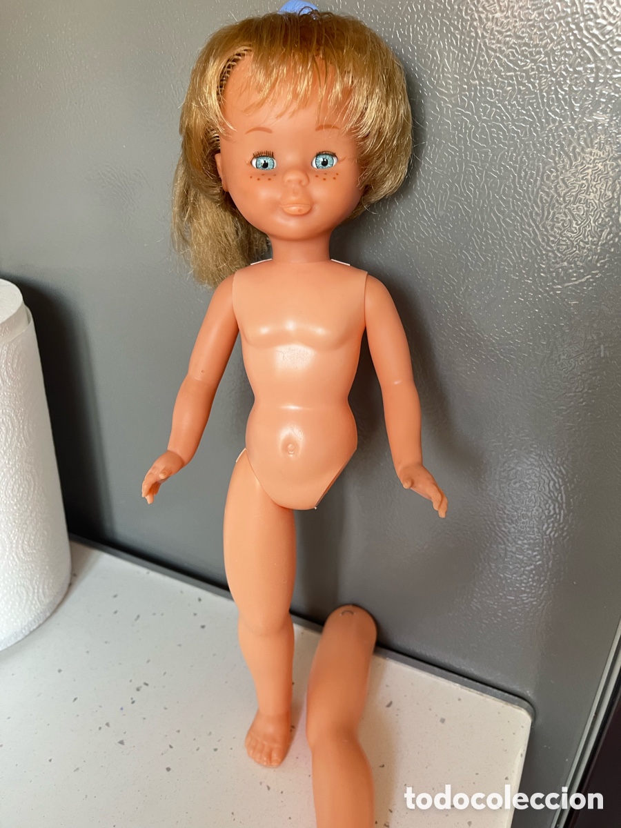 Mu&ntilde;ecas Nancy y Lucas: Dif&iacute;cil Nancy de Famosa casta&ntilde;a con pelo corto y coleta a&ntilde;os 80