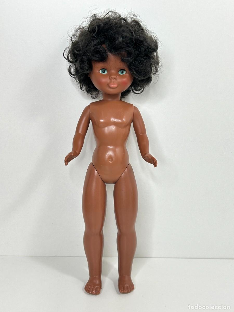 Mu&ntilde;ecas Nancy y Lucas: MU&Ntilde;ECA NANCY NEGRA BLUE JEANS FAMOSA A&Ntilde;OS 70