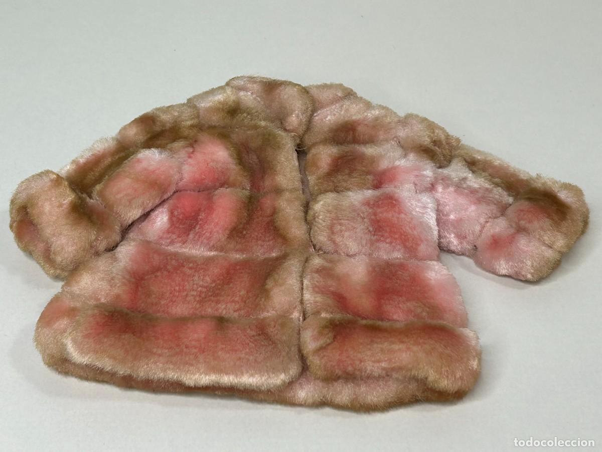Mu&ntilde;ecas Nancy y Lucas: CONJUNTO ABRIGO VISON DIF&Iacute;CIL VARIANTE ROSA NANCY FAMOSA ORIGINAL A&Ntilde;OS 70
