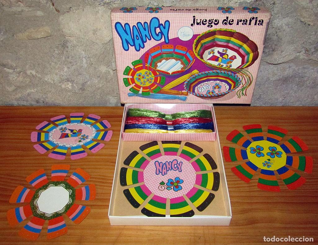 Mu&ntilde;ecas Nancy y Lucas: ANTIGUO JUEGO DE RAFIA DE NANCY, DE FAMOSA - NUEVO Y EN SU CAJA ORIGINAL