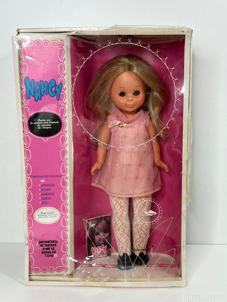 Mu&ntilde;ecas Nancy y Lucas: MU&Ntilde;ECA NANCY PROTOTIPO PRESENTACI&Oacute;N 1968 CON SU CAJA