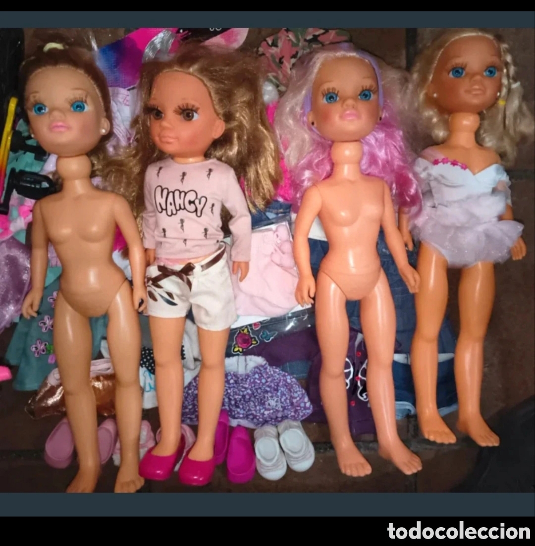 Mu&ntilde;ecas Nancy y Lucas: Lote de mu&ntilde;ecas Nancy