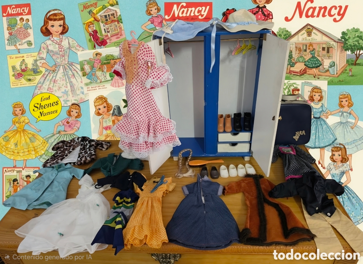 Mu&ntilde;ecas Nancy y Lucas: GRAN LOTAZO DE ROPA NANCY A&Ntilde;OS 70- TODO CON ETIQUETA FAMOSA