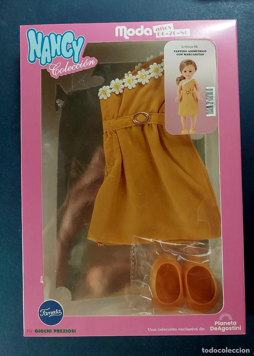 Mu&ntilde;ecas Nancy y Lucas: Vestido Asimetrico Nancy Original en Caja con Fasc&iacute;culo n&ordm; 118 Incluido