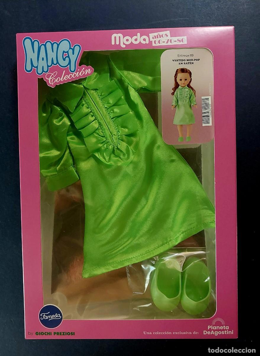 Mu&ntilde;ecas Nancy y Lucas: Vestido Mod-Pop Nancy Original en Caja con Fasc&iacute;culo n&ordm; 119 Incluido